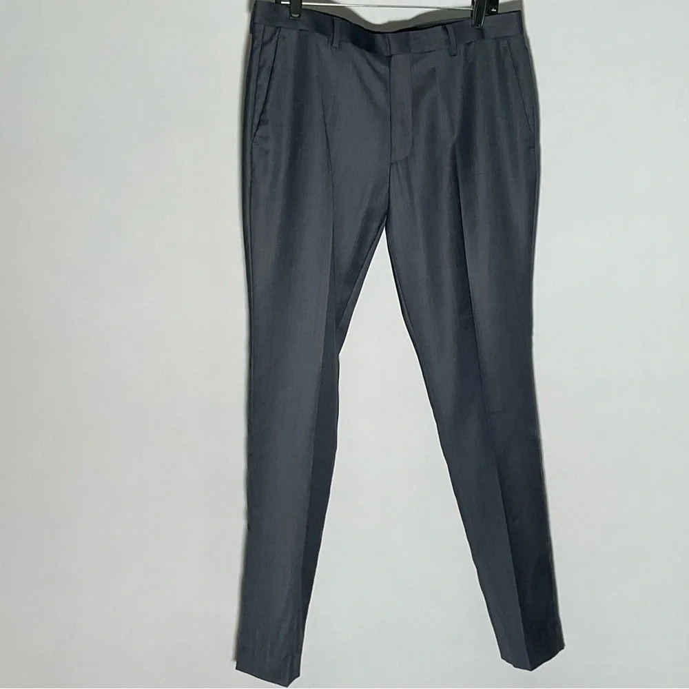 $298 J Crew Thompson Lightweight Wool Suit Pants Navy W34 L32 Tailored DressNWT
